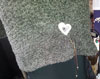 Détail du bouton-coeur